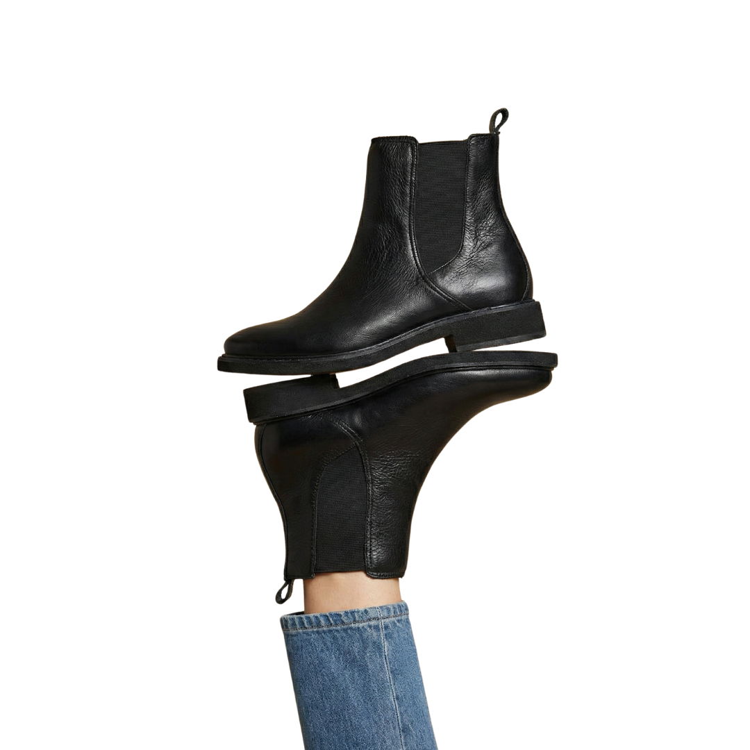 Bota Chelsea Classic Couro Preto