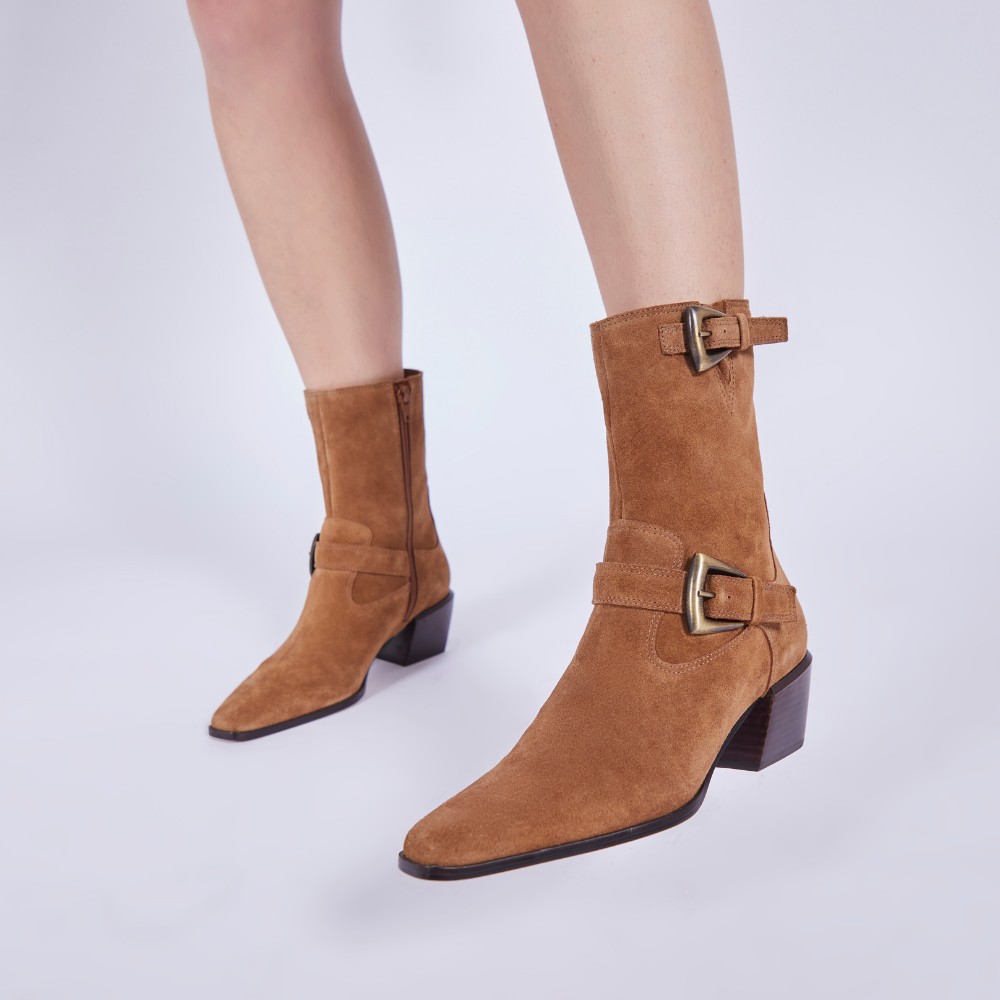 Bota Nashville Camurça Capuccino
