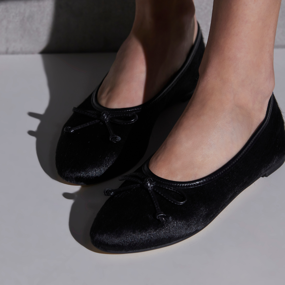 Sapatilha Slip Lolla Pelo Preto