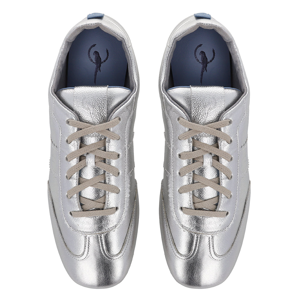 Tênis Bossa Couro Pewter