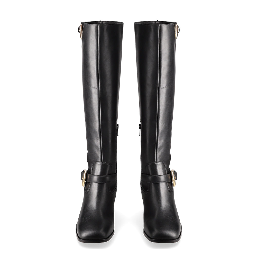 Bota Sela Couro Preto