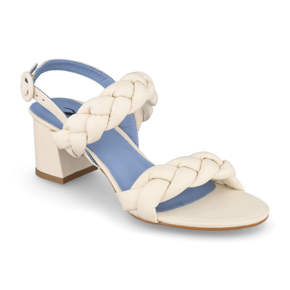 Sandália Braids Couro Off White