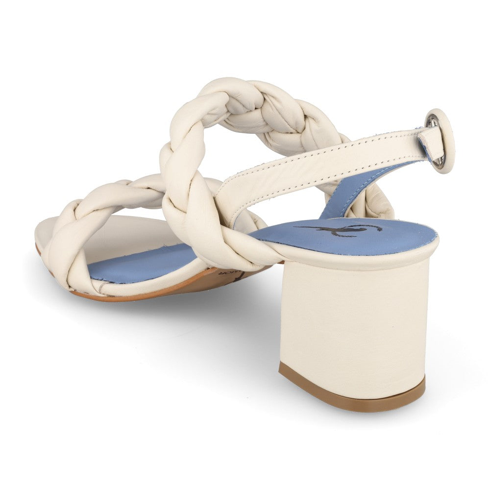 Sandália Braids Couro Off White