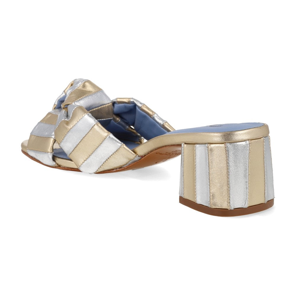 Mule Listrada Ouro e Prata