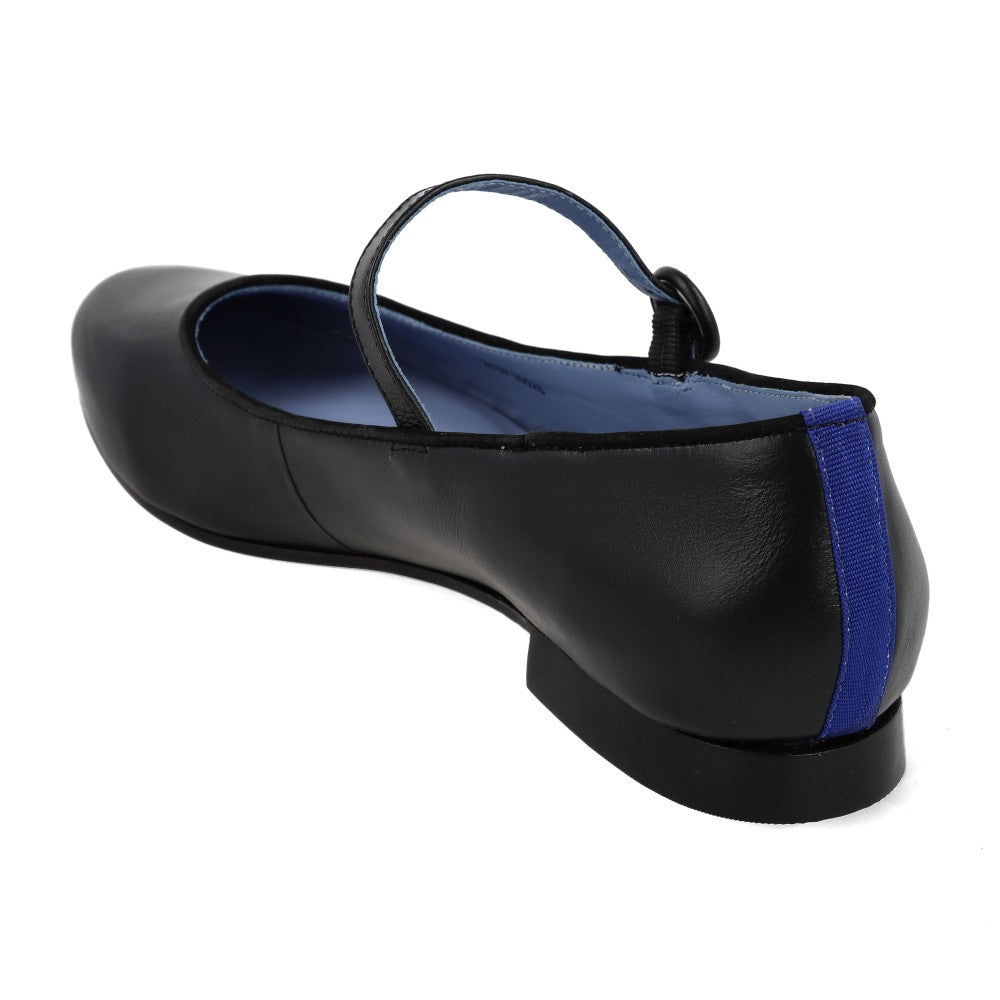 Sapatilha Doll Couro Preto
