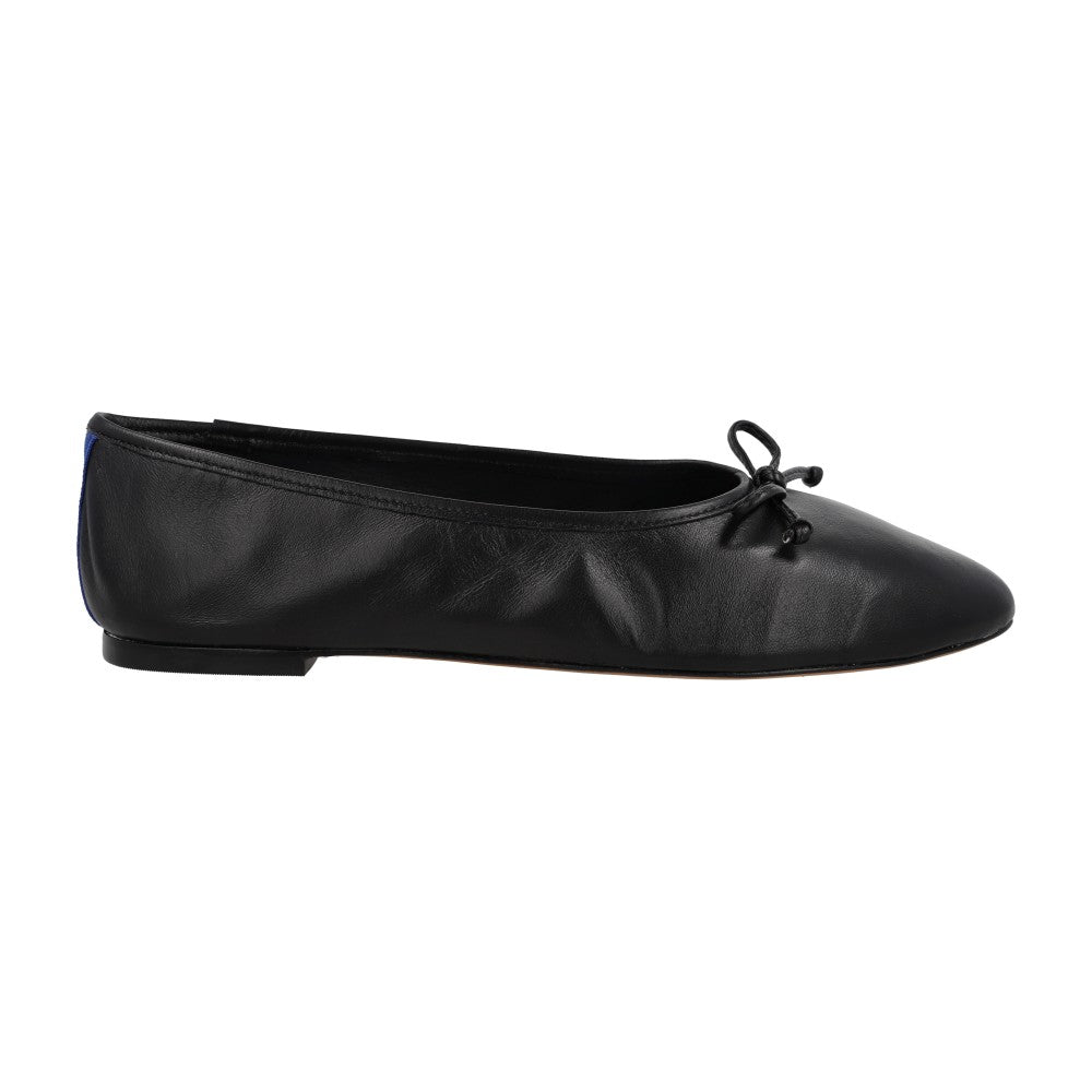 Sapatilha Slip Couro Preto