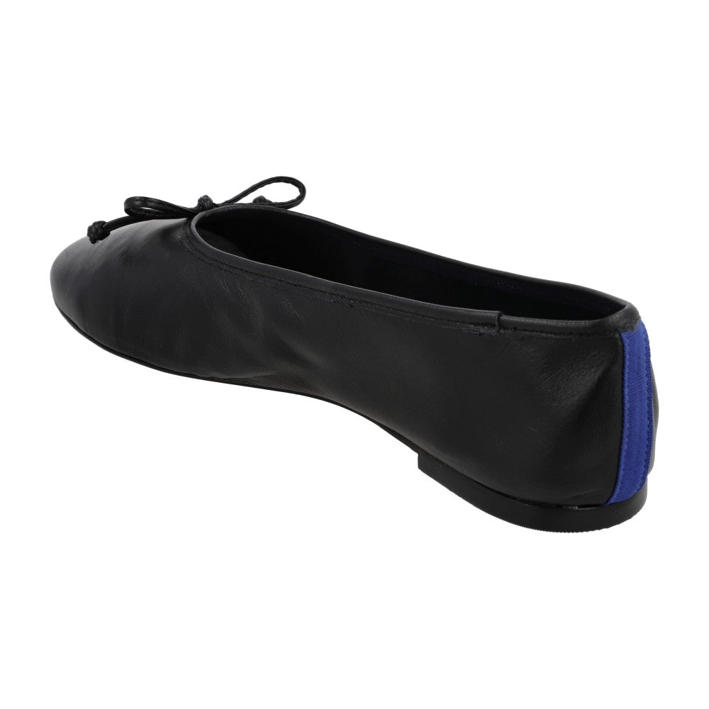 Sapatilha Slip Couro Preto