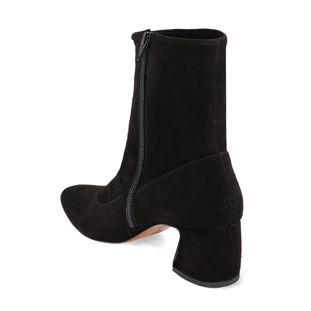 Bota Slim Camurça Preta