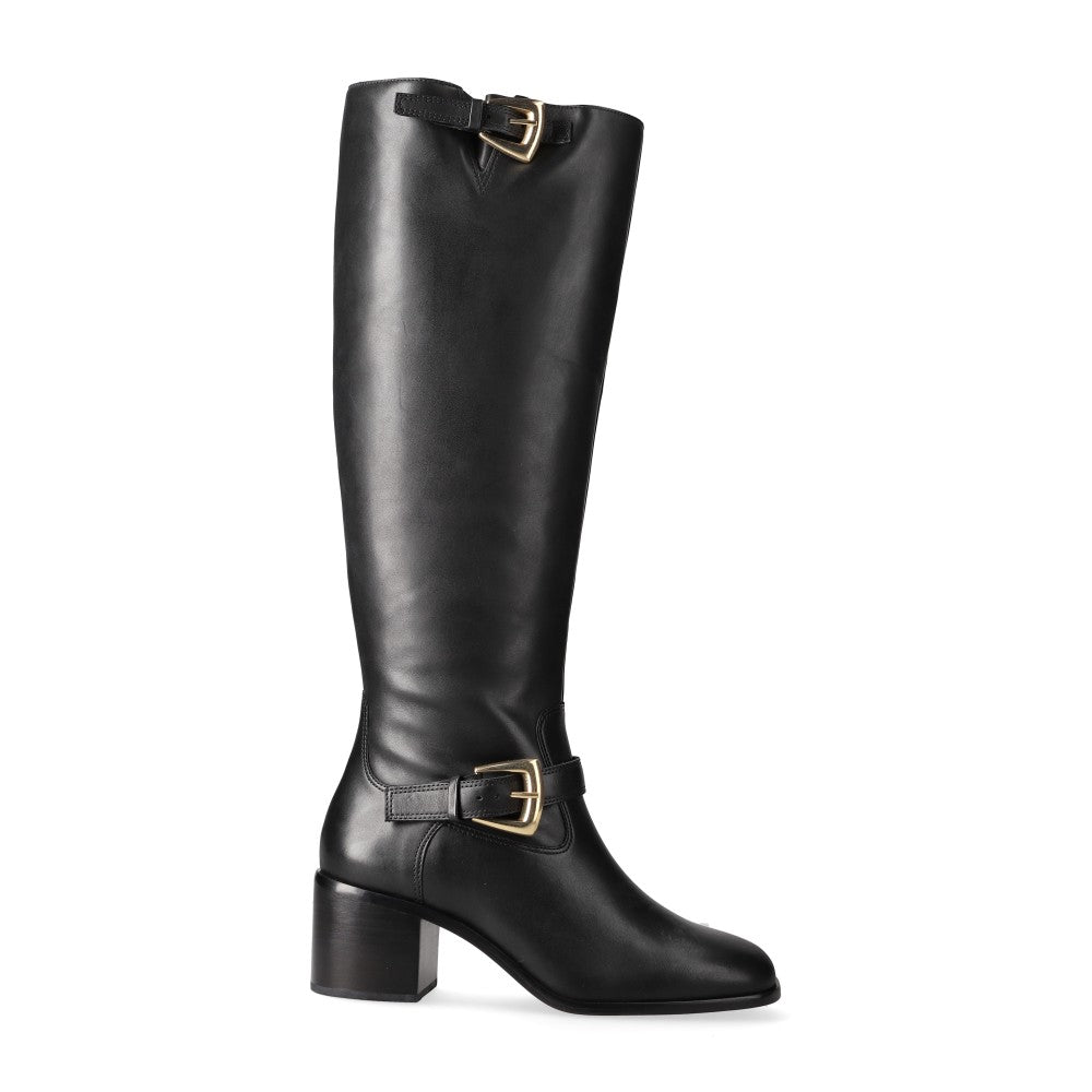 Bota Sela Couro Preto