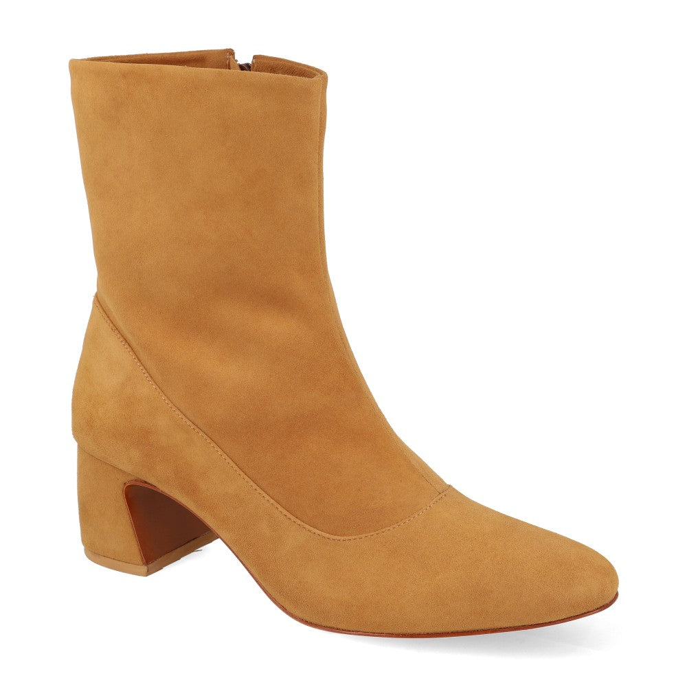 Bota Slim Camurça Caramelo