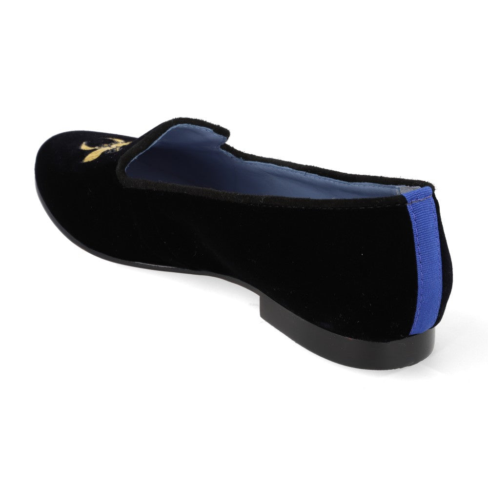 Loafer Bugs Veludo Preto