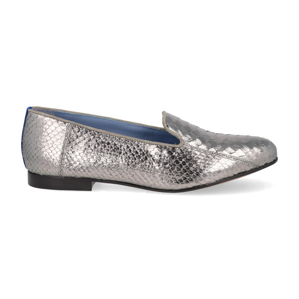 Loafer Python Prata