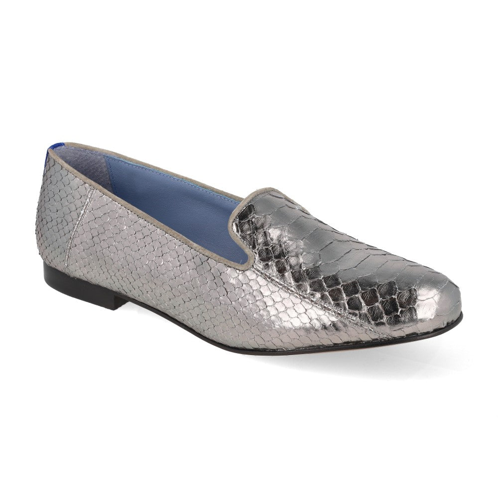 Loafer Python Prata