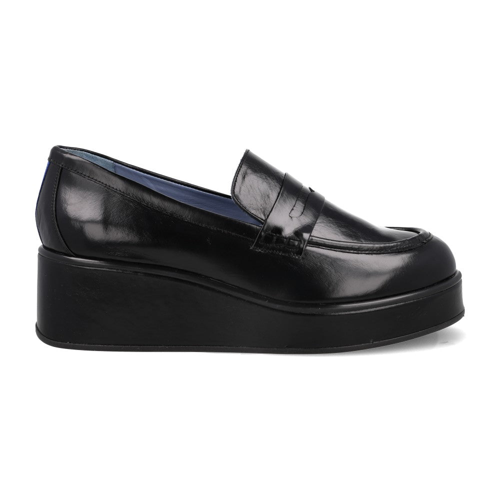 Penny Loafer Wedge Preto