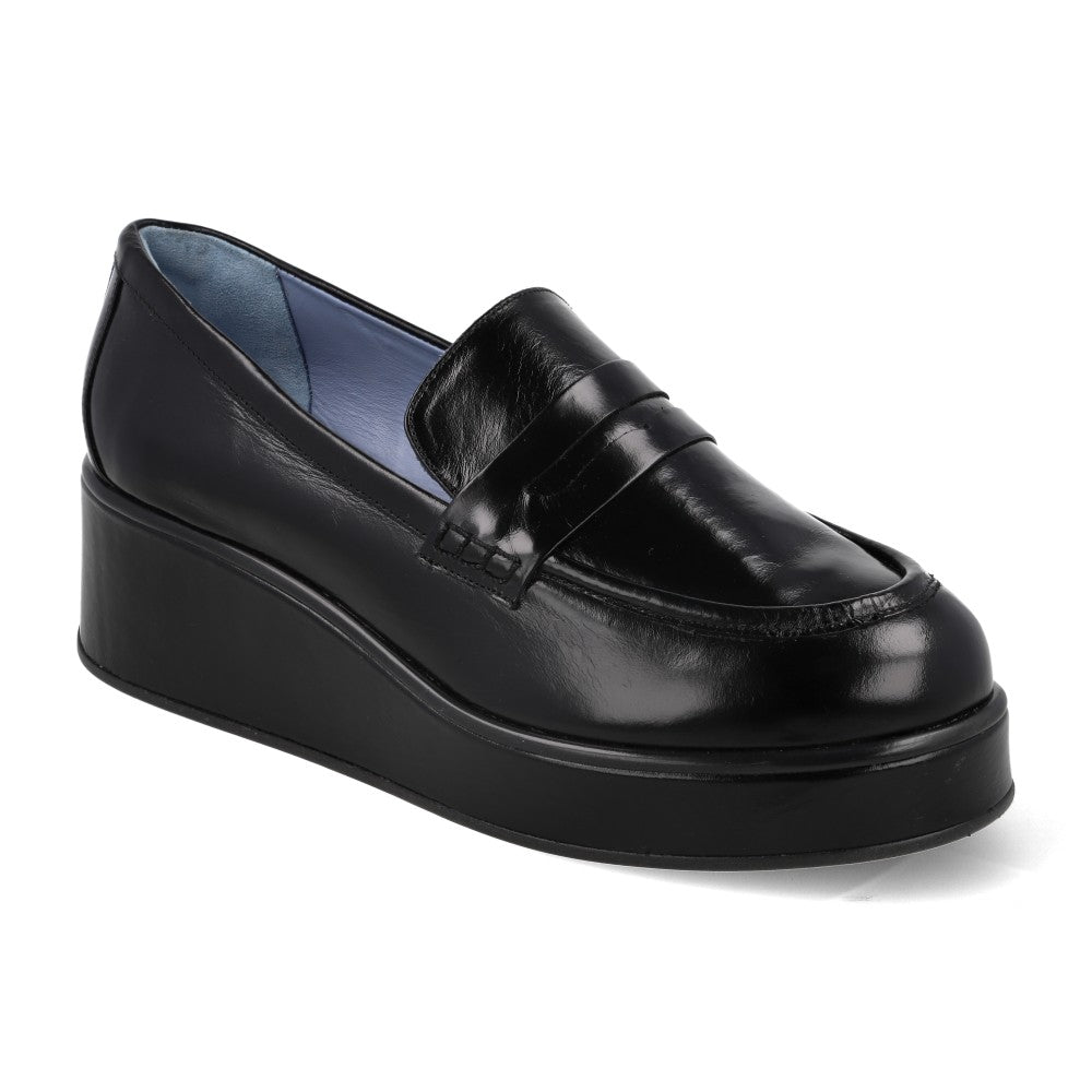 Penny Loafer Wedge Preto
