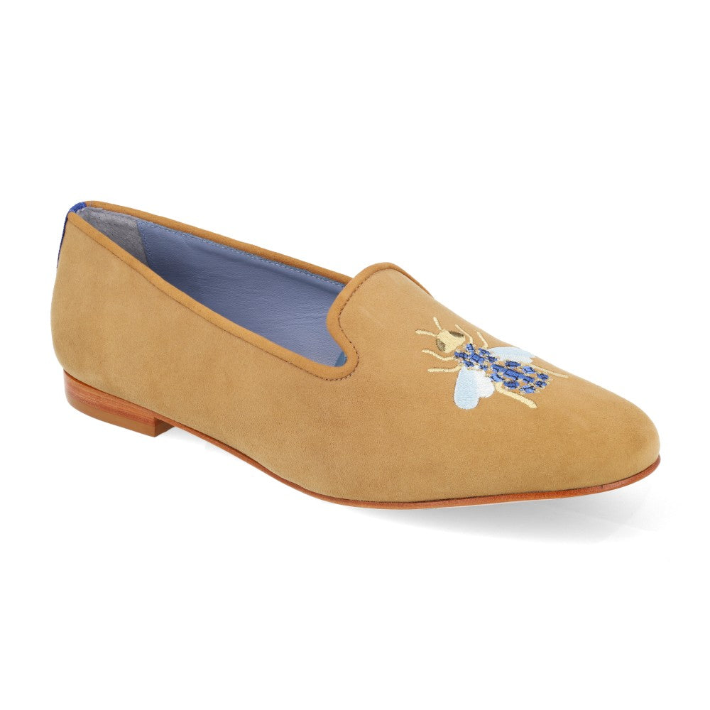 Loafer Insect Camurça Caramelo