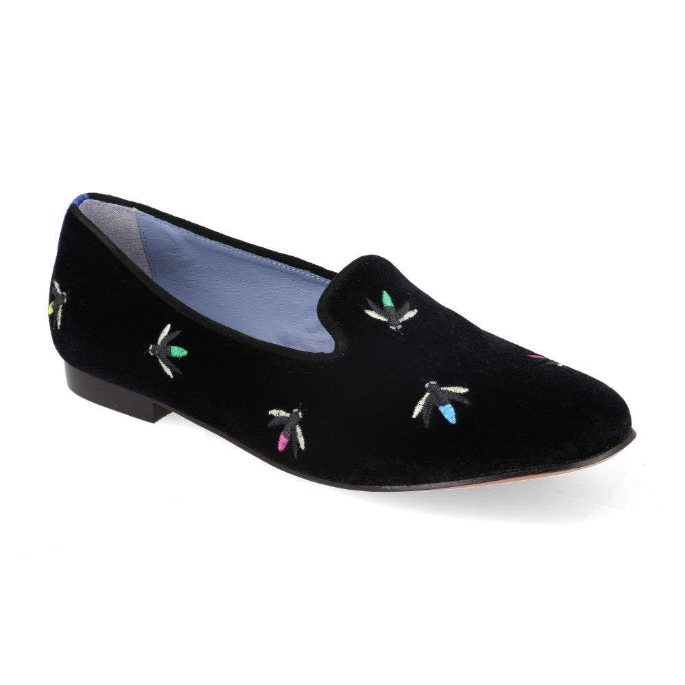 Loafer Firefly Veludo Preto