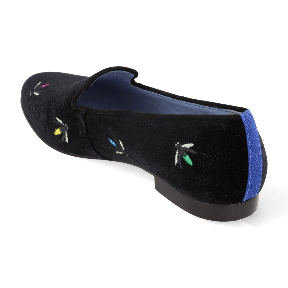 Loafer Firefly Veludo Preto