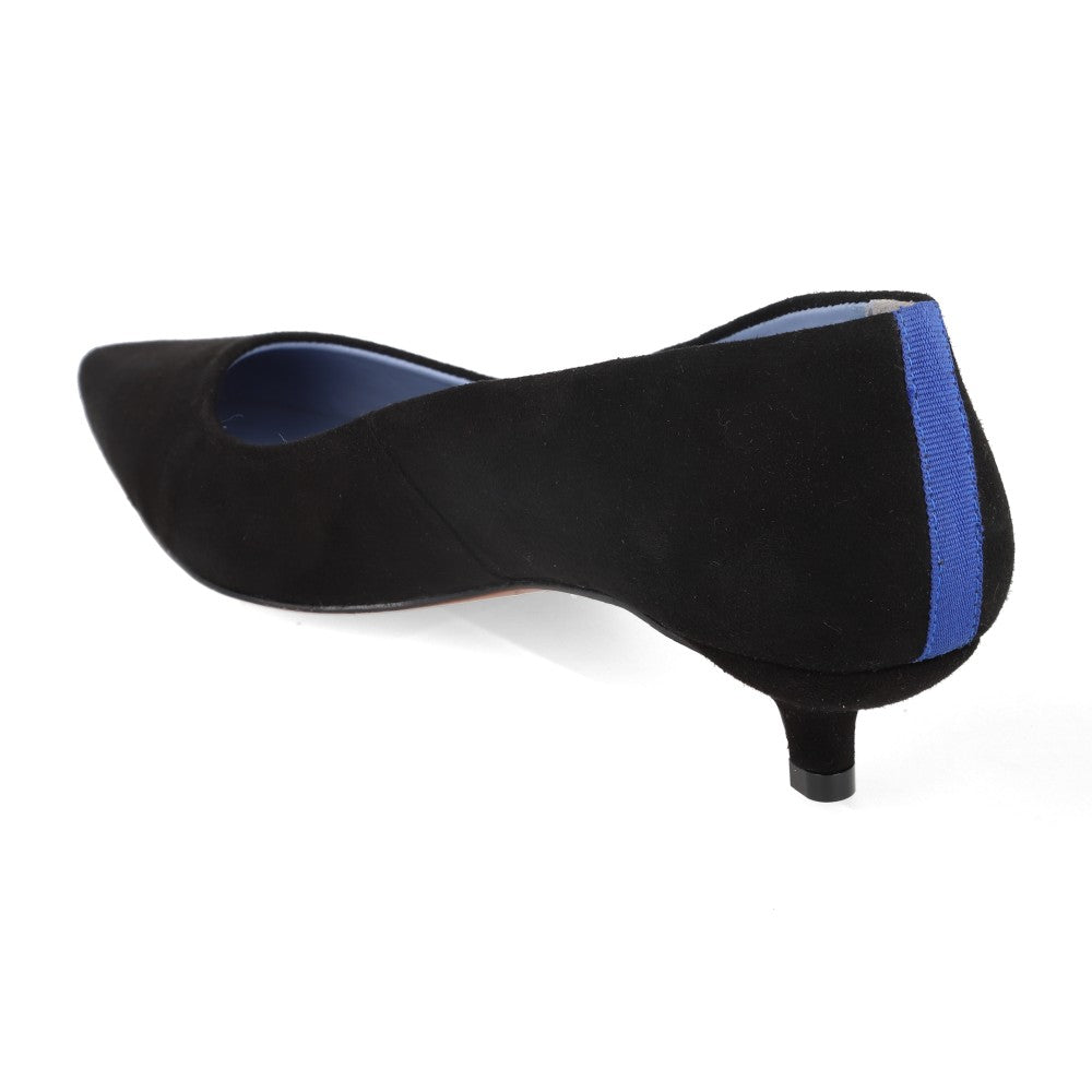 Scarpin Classic Camurça Preto