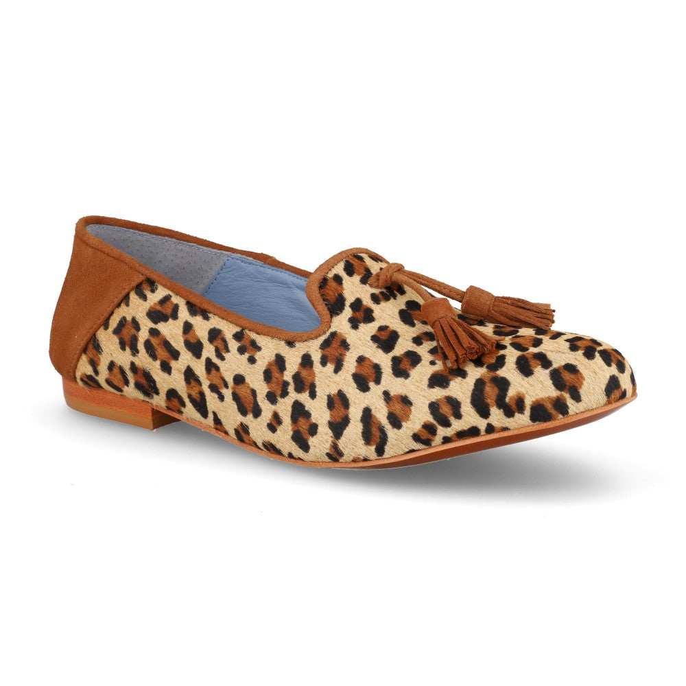 Loafer Slip Pelo Onça