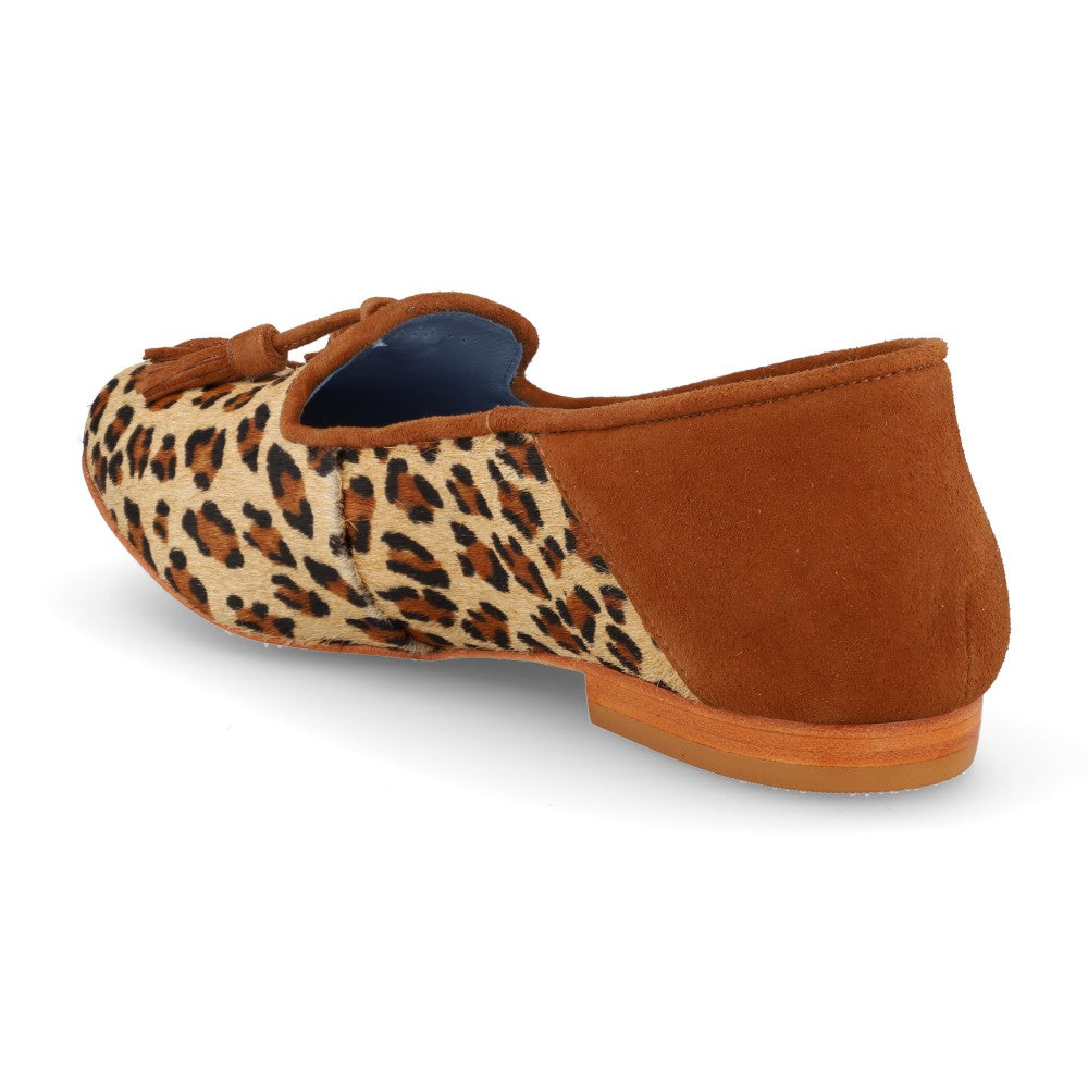 Loafer Slip Pelo Onça