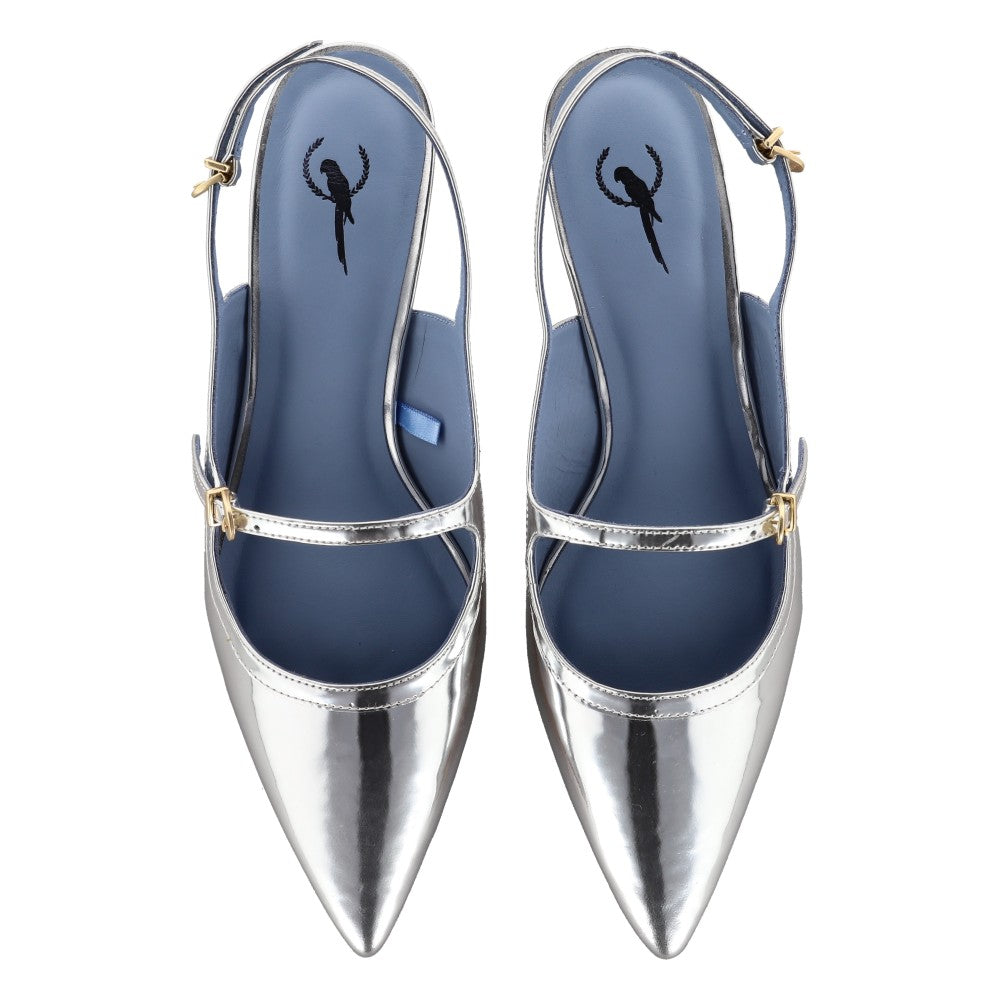 Slingack Fabulous Couro Specchio Prata