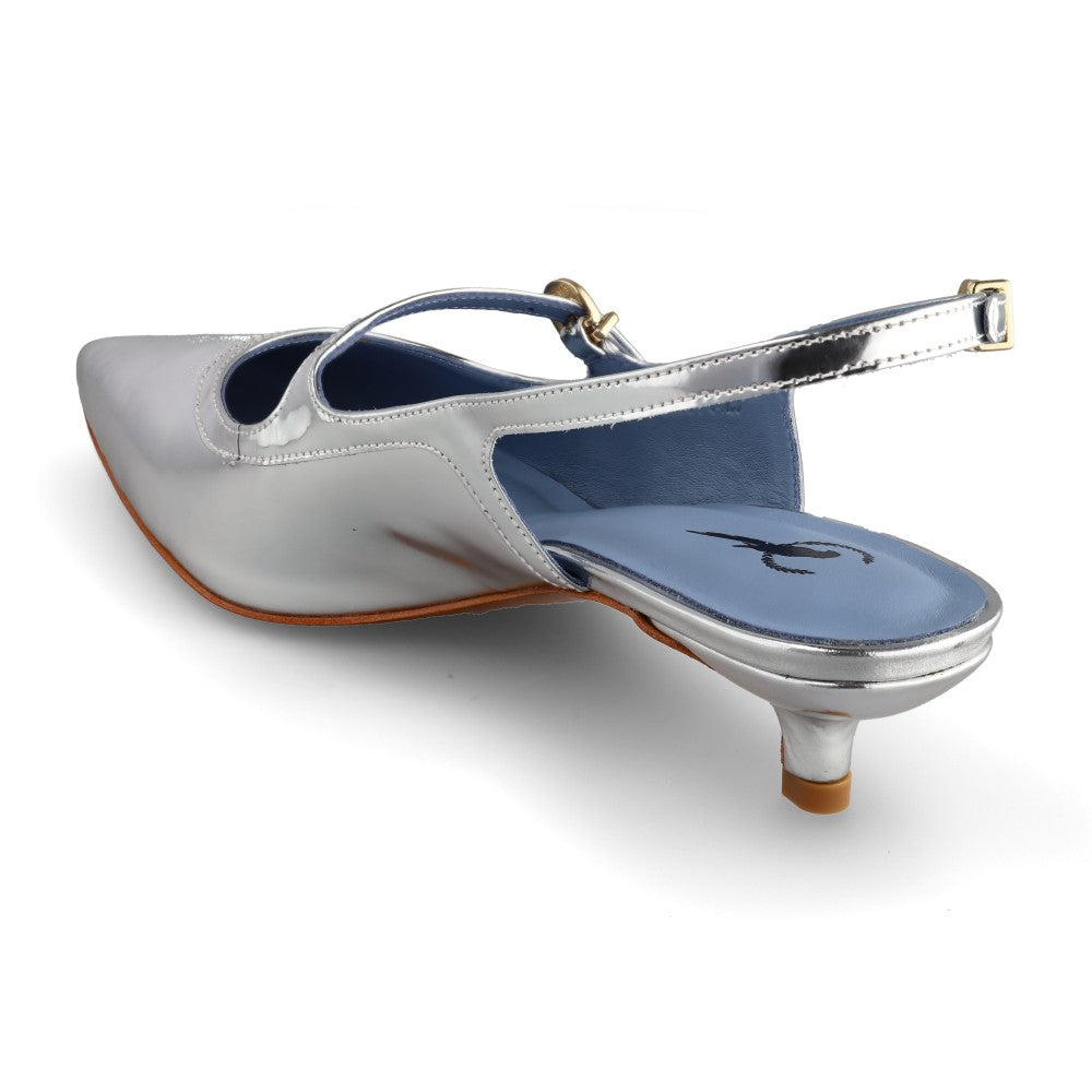 Slingack Fabulous Couro Specchio Prata