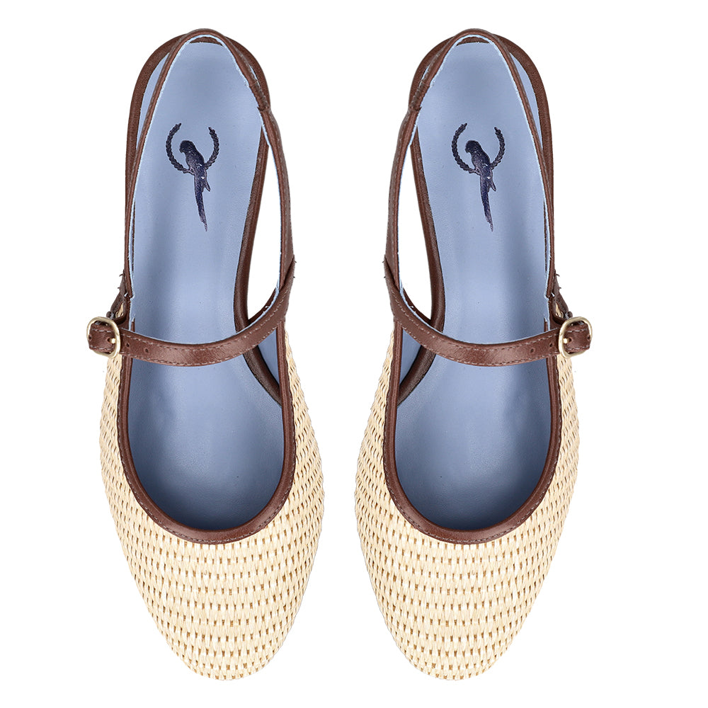 Sapatilha Capri Palha Natural