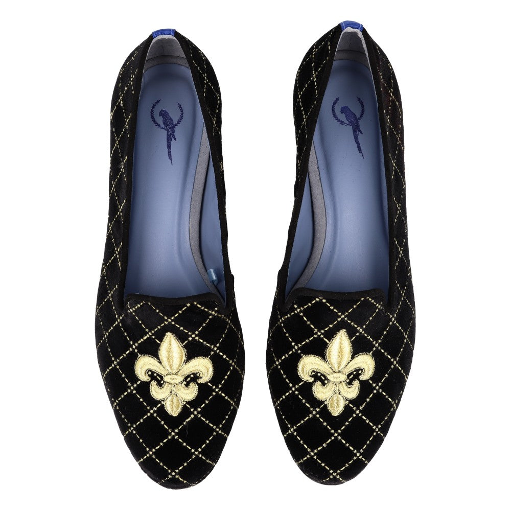 Loafer Imperial Veludo Preto