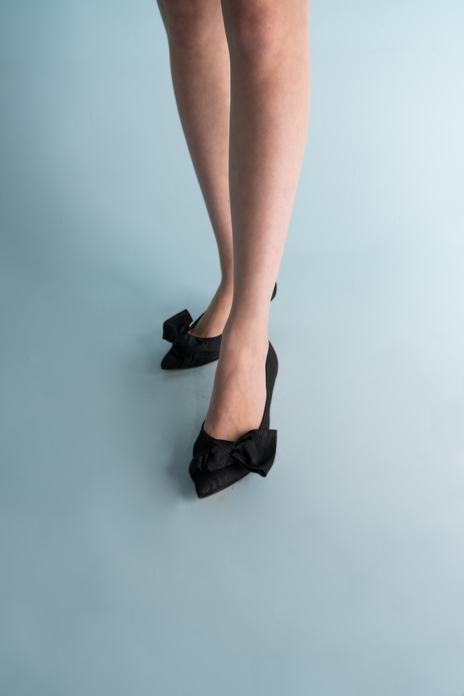 Scarpin Side Knot Preto