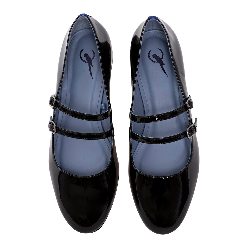 Sapatilha Doll Verniz Preto