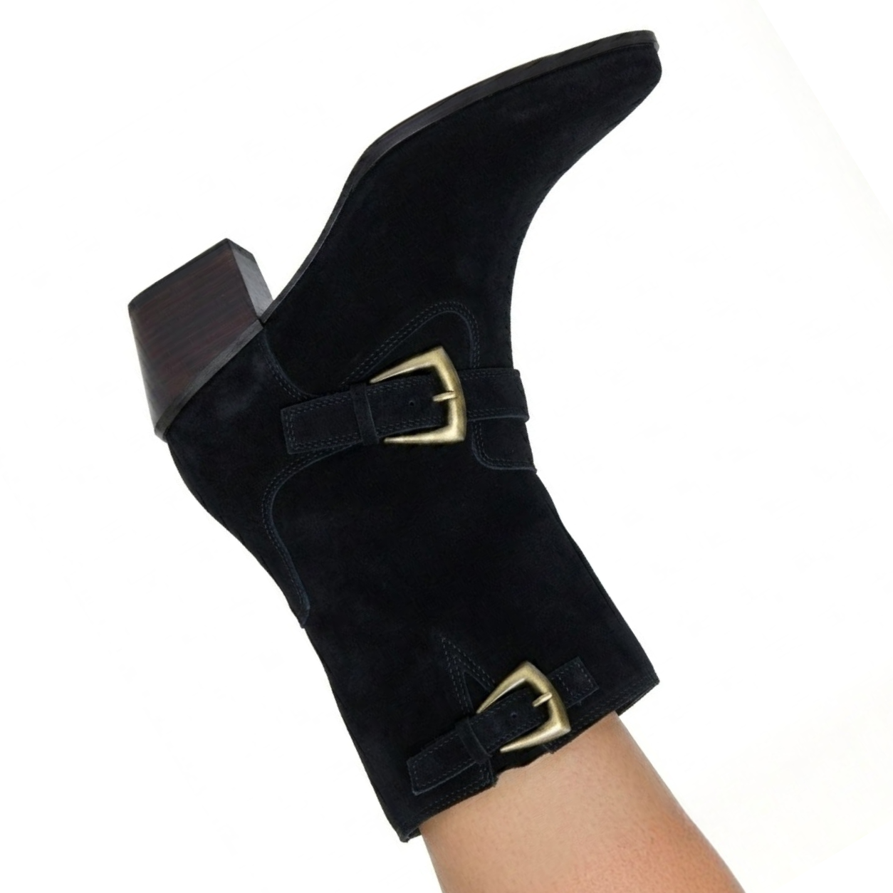 Bota Nashville Camurça Preto