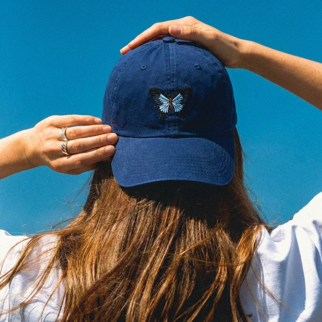 Boné Butterfly Azul