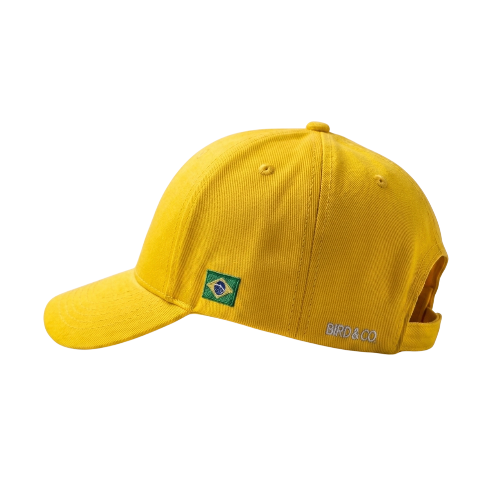 Boné Brasileira Sarja Amarelo