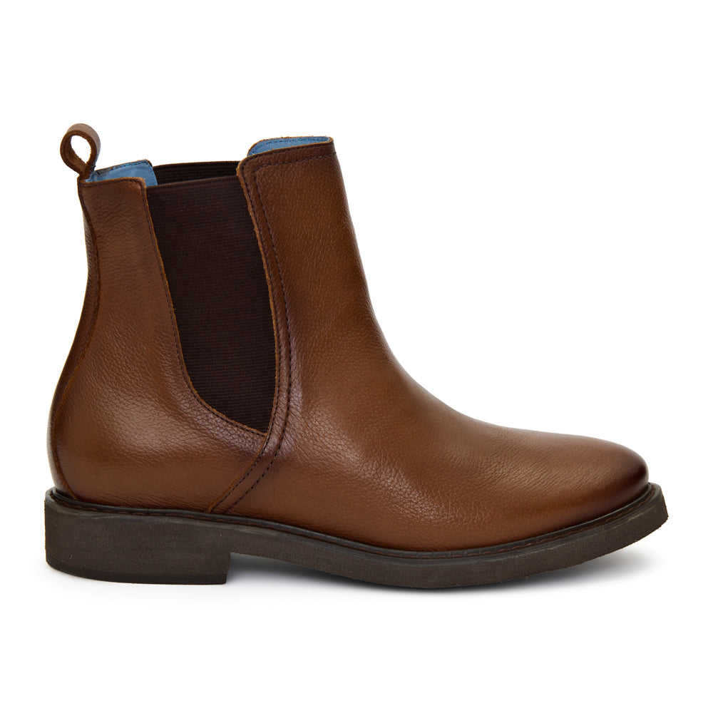 Bota Chelsea Classic couro Caramelo
