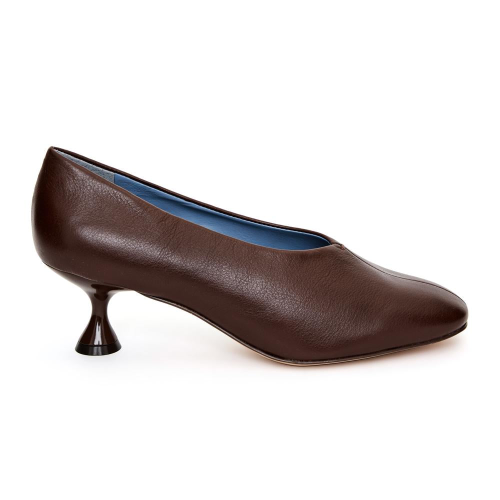 Scarpin Royal Couro Marrom