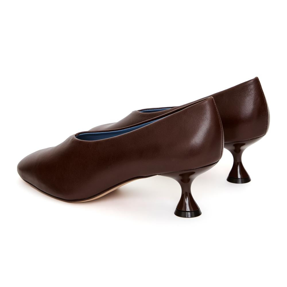 Scarpin Royal Couro Marrom