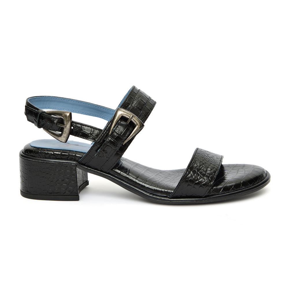 Sandalía Croco Preto