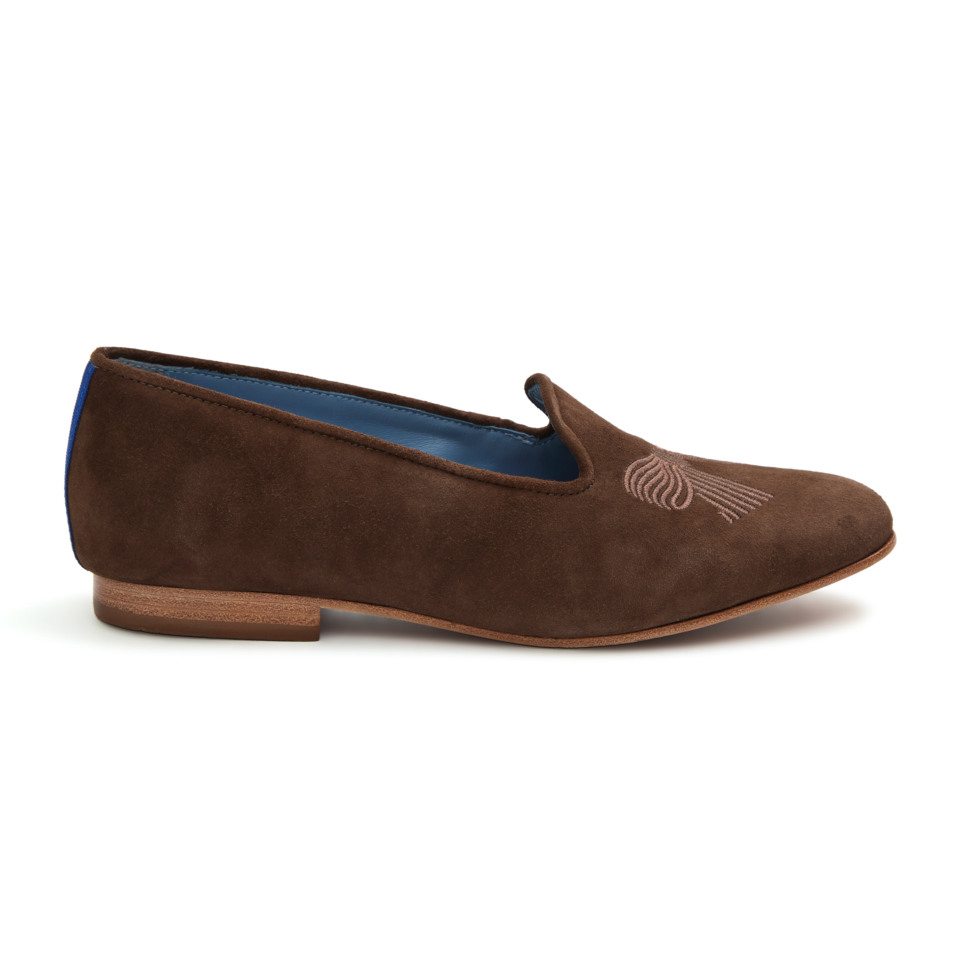 Loafer Lace Camurça Marrom Monica Salgado