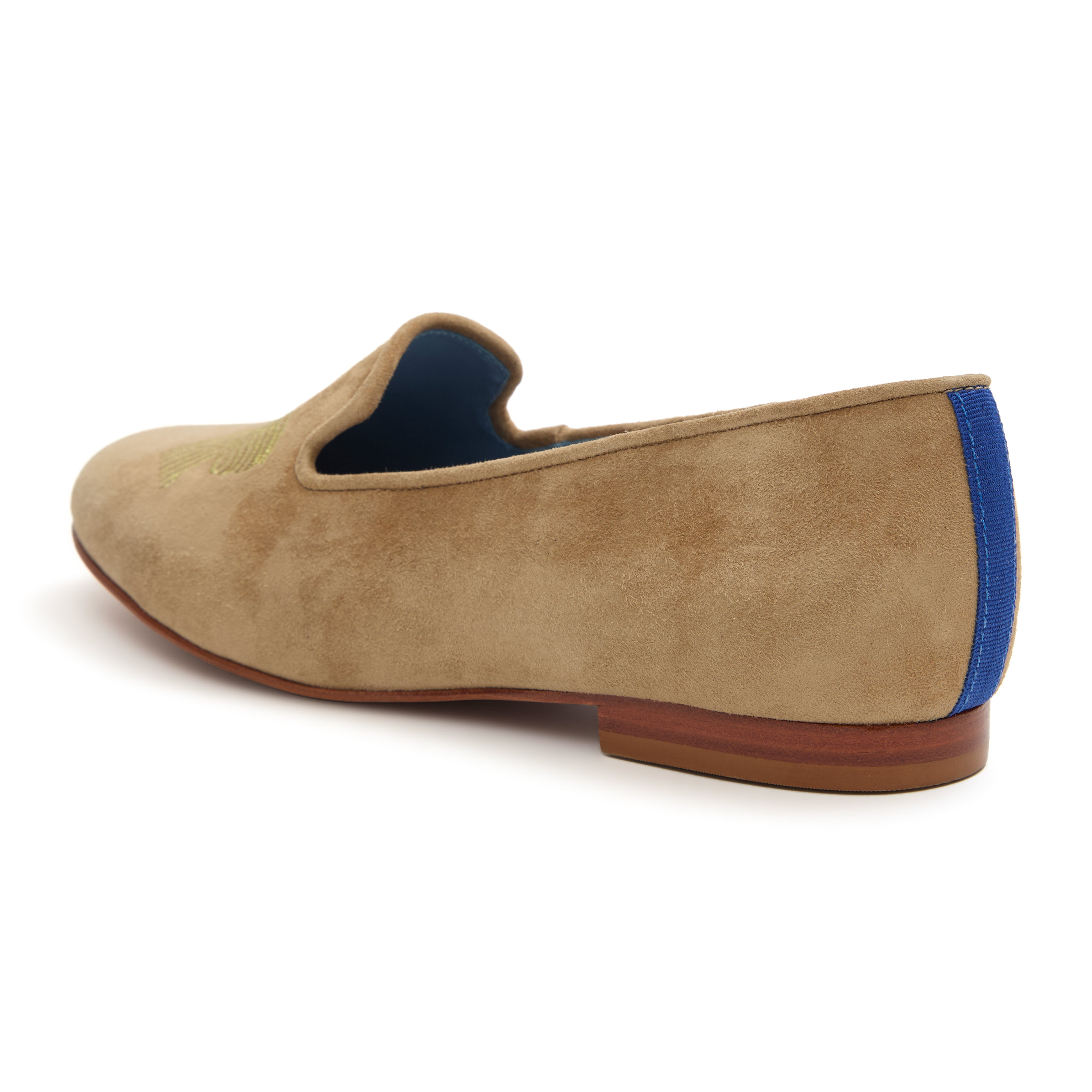 Loafer Lace Camurça Bege Monica Salgado