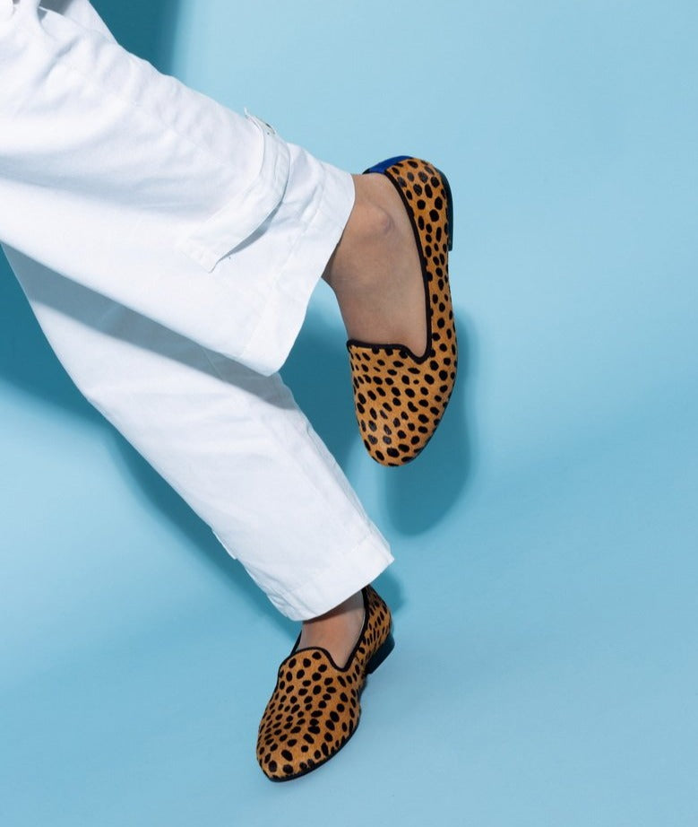 Loafer Pelo Cheetah Caramelo