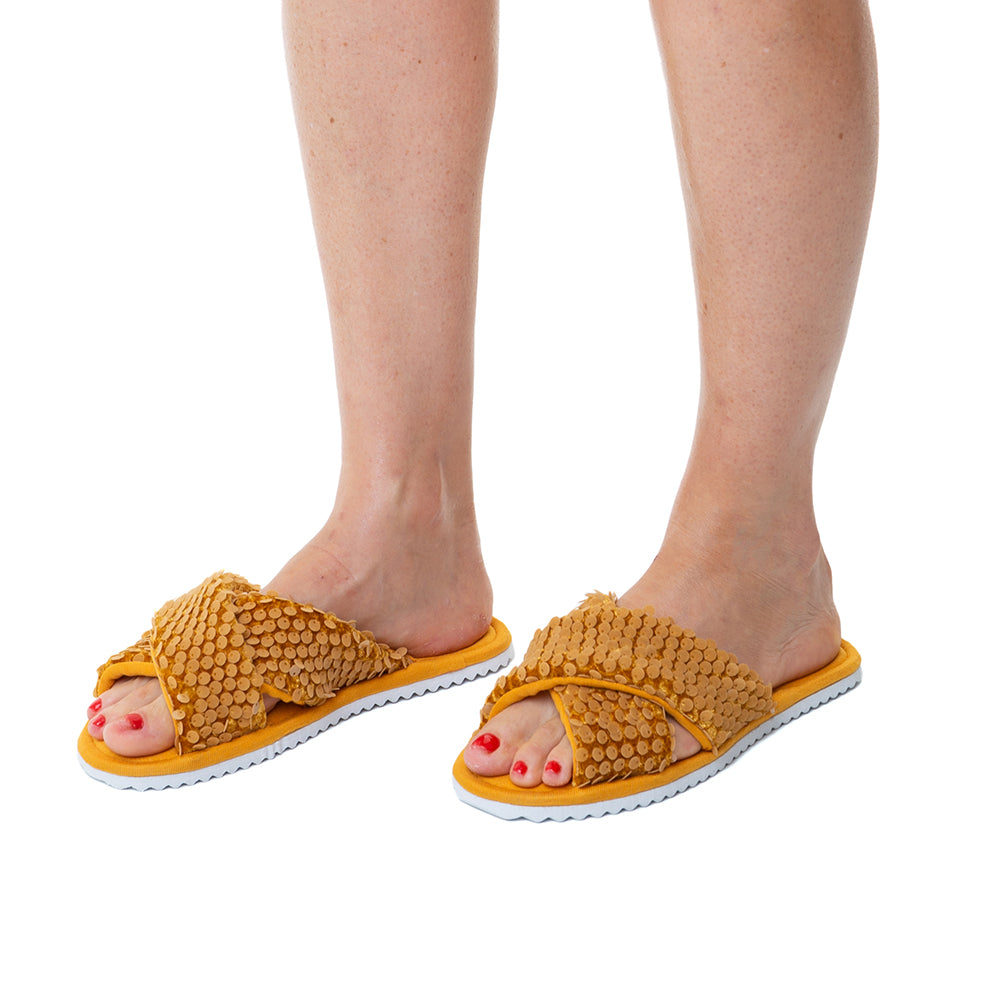 Pantufa Slipper Paete Ouro