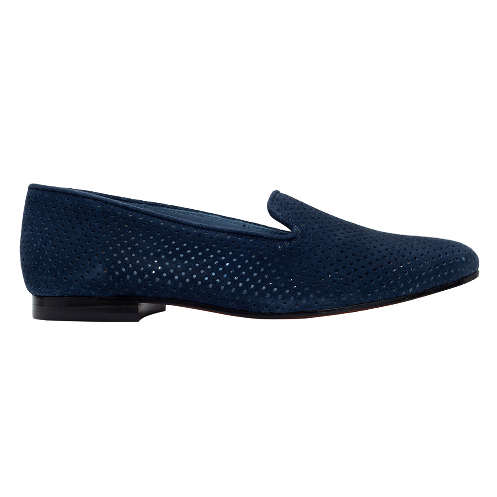 Loafer Camurça Saudade Azul Marinho