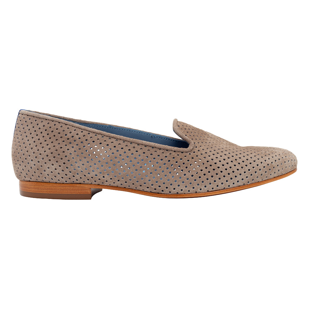 Loafer Camurça Saudade Cinza