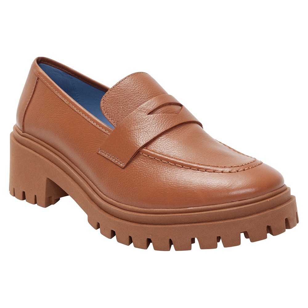 High Loafer Classic Couro Caramelo