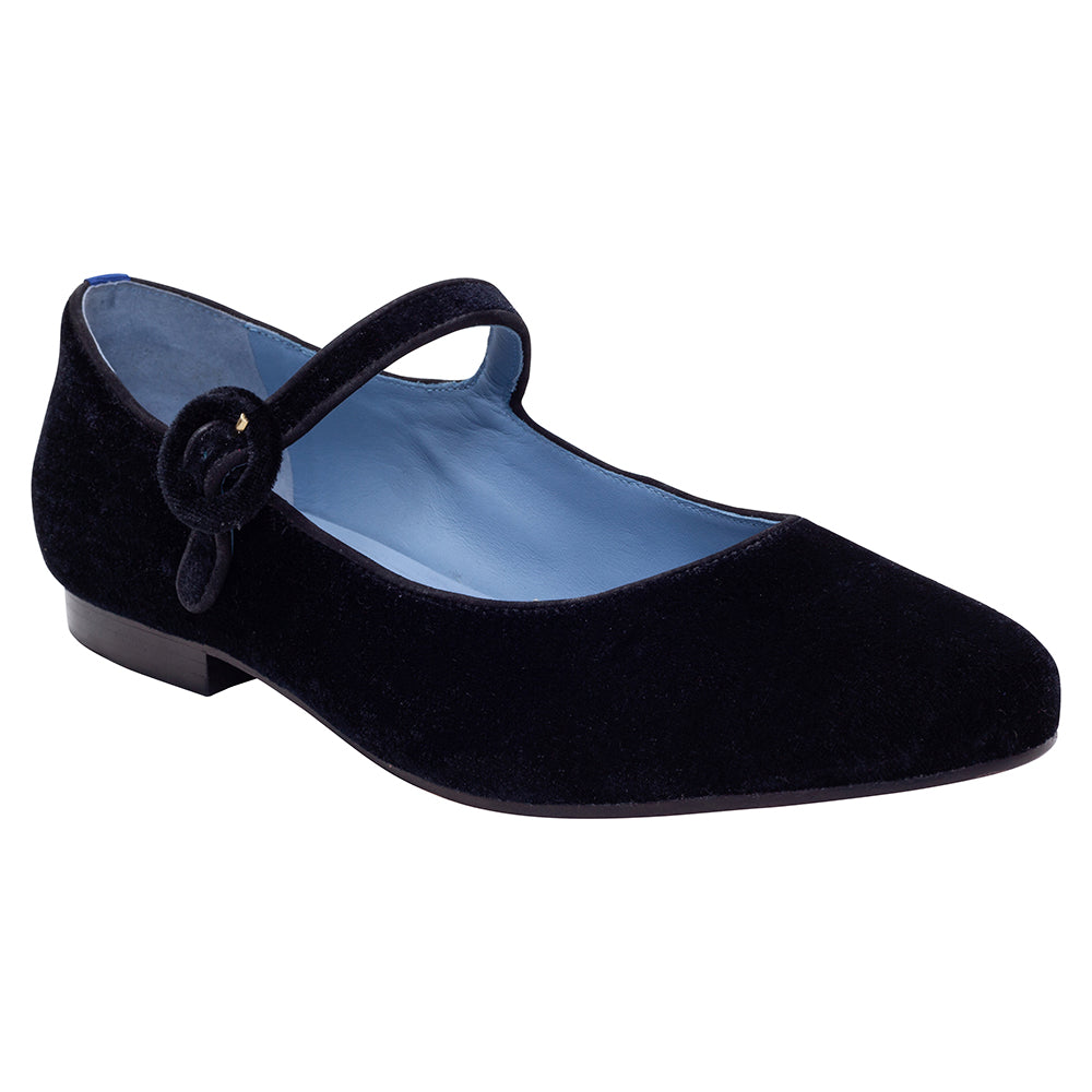 Sapatilha Doll Veludo Preto