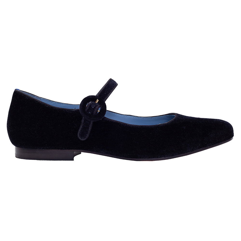Sapatilha Doll Veludo Preto