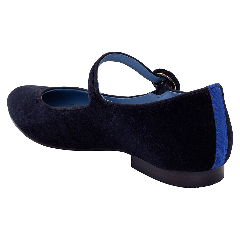 Sapatilha Doll Veludo Preto